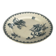 Old round ironstone plate from Gien, Chardons model - serving plate.