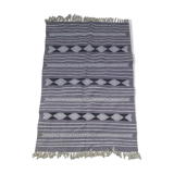 Handmade kilim carpet in pure wool 92x140cm