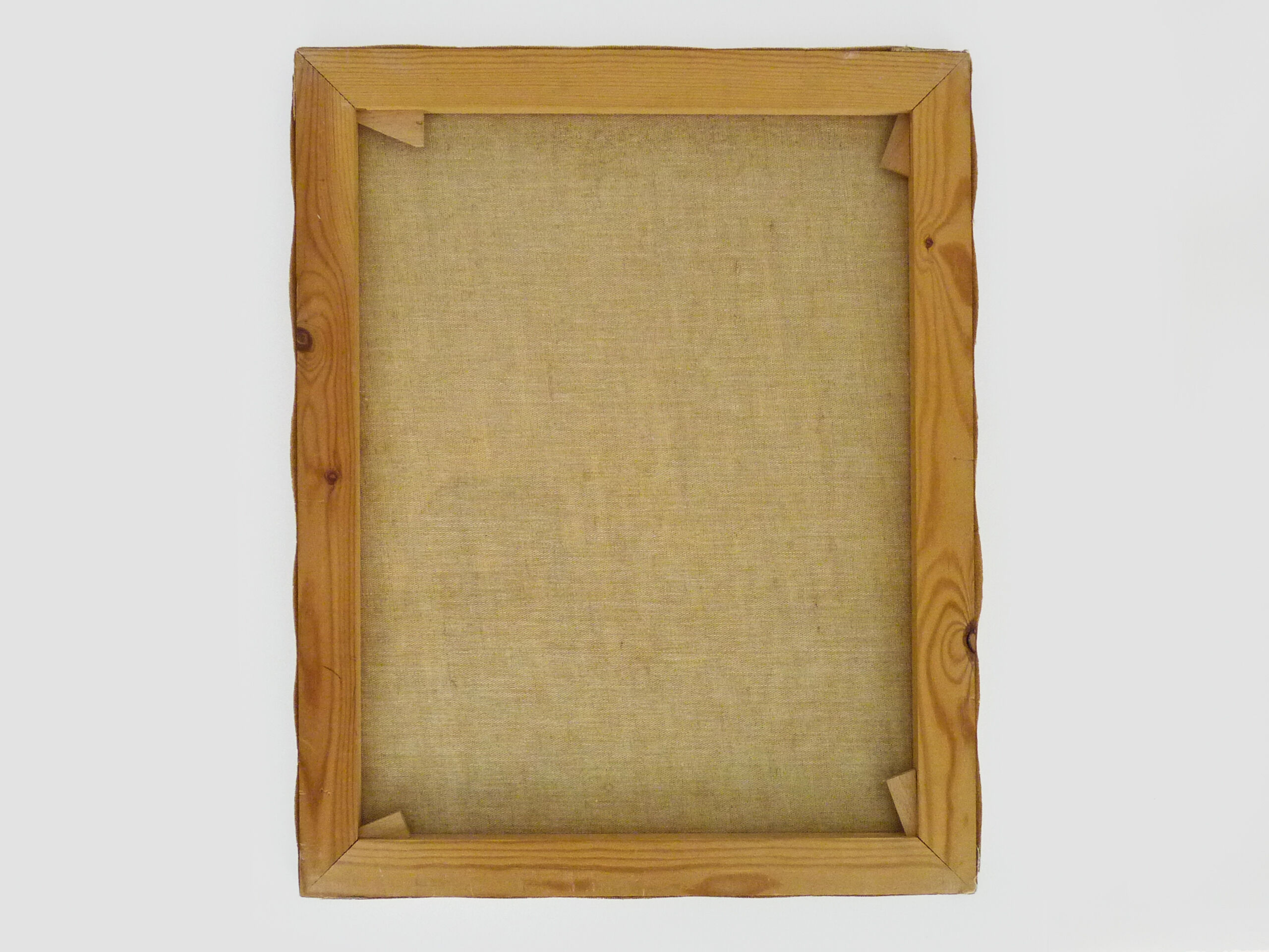 Oil on canvas village by Jan Van Dooren, winter landscape. Signed. 70s