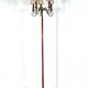 Arredoluce Monza, brass floor lamp from 50s
