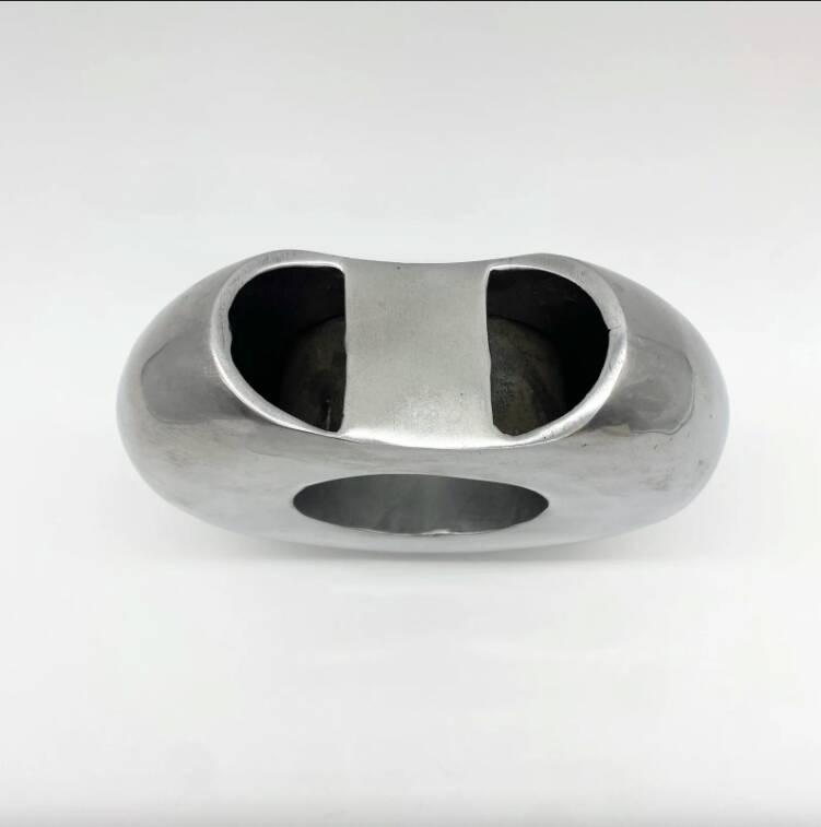 “Donuts” Vase / Cast Aluminum – 1980s