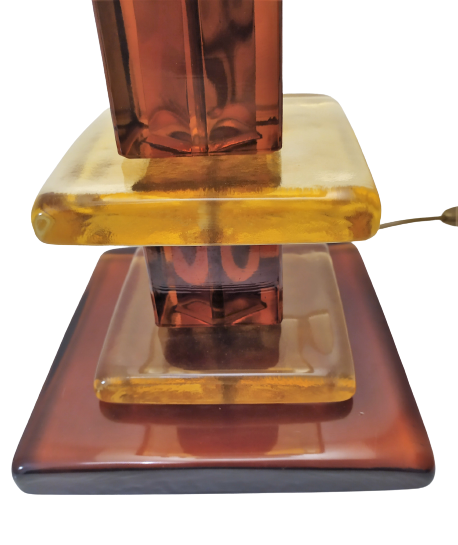 Imposing Murano glass lamp