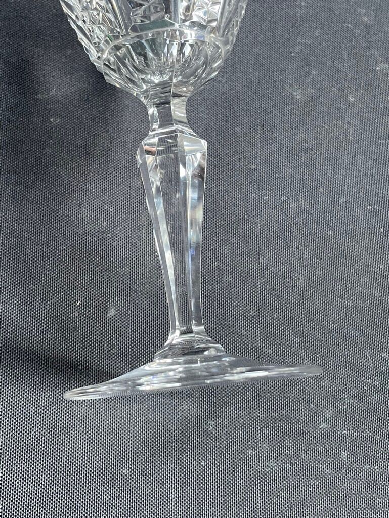 6 port glasses stamped Baccarat - Service Austerlitz