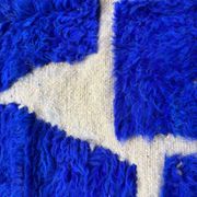 Tapis en laine petit taille fait main 100 x 200 cm