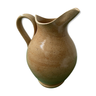 Decanter pitcher in vintage sandstone retro vase decoration with handle