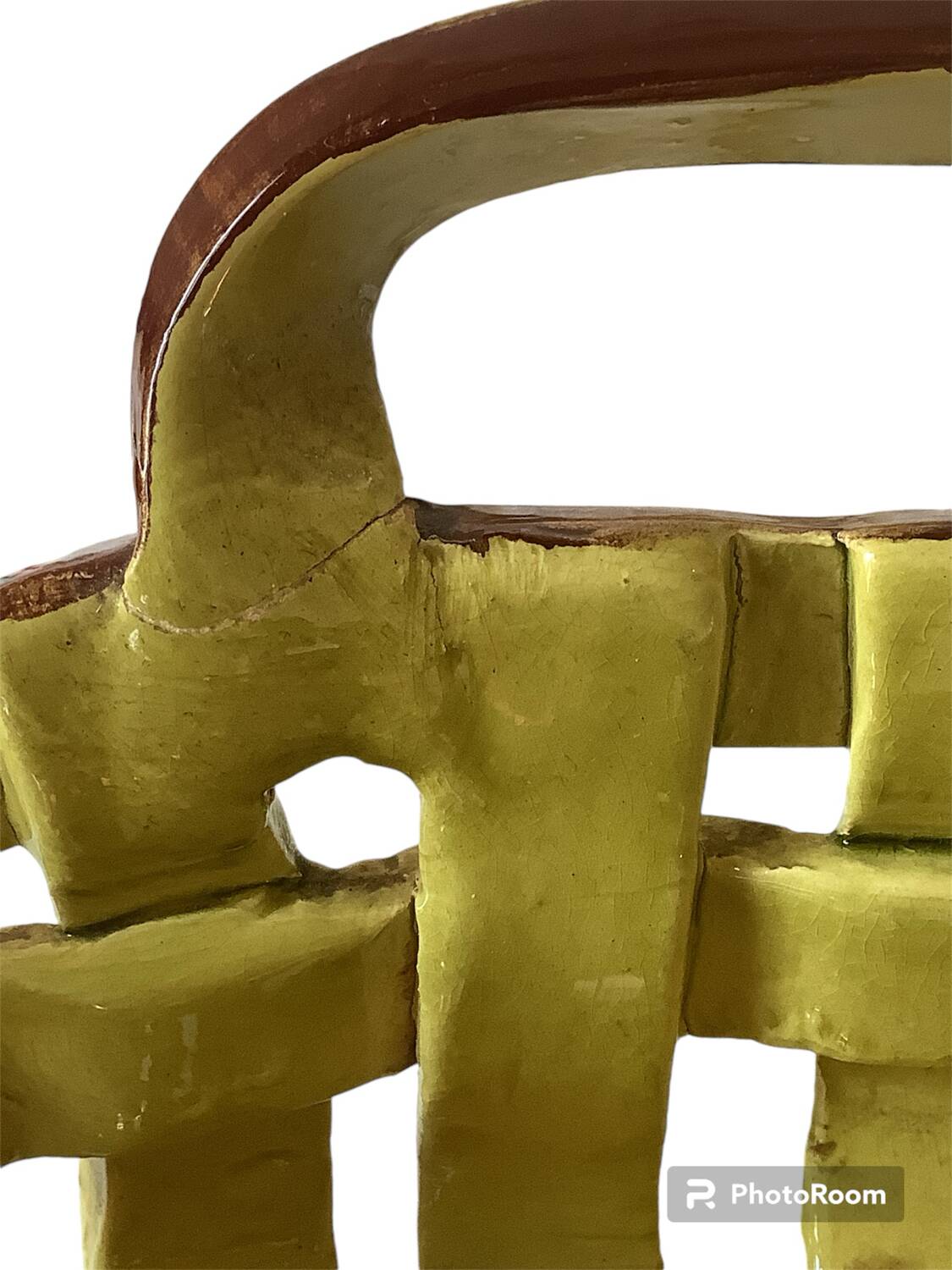 Panière 🧺 tressée en céramique