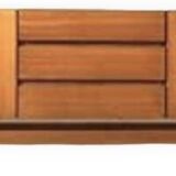 Vintage Scandinavian sideboard in blond teak