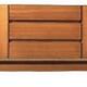 Vintage Scandinavian sideboard in blond teak