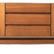 Vintage Scandinavian sideboard in blond teak