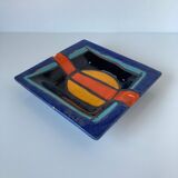Empty pocket or ashtray signed in Vallauris earthenware