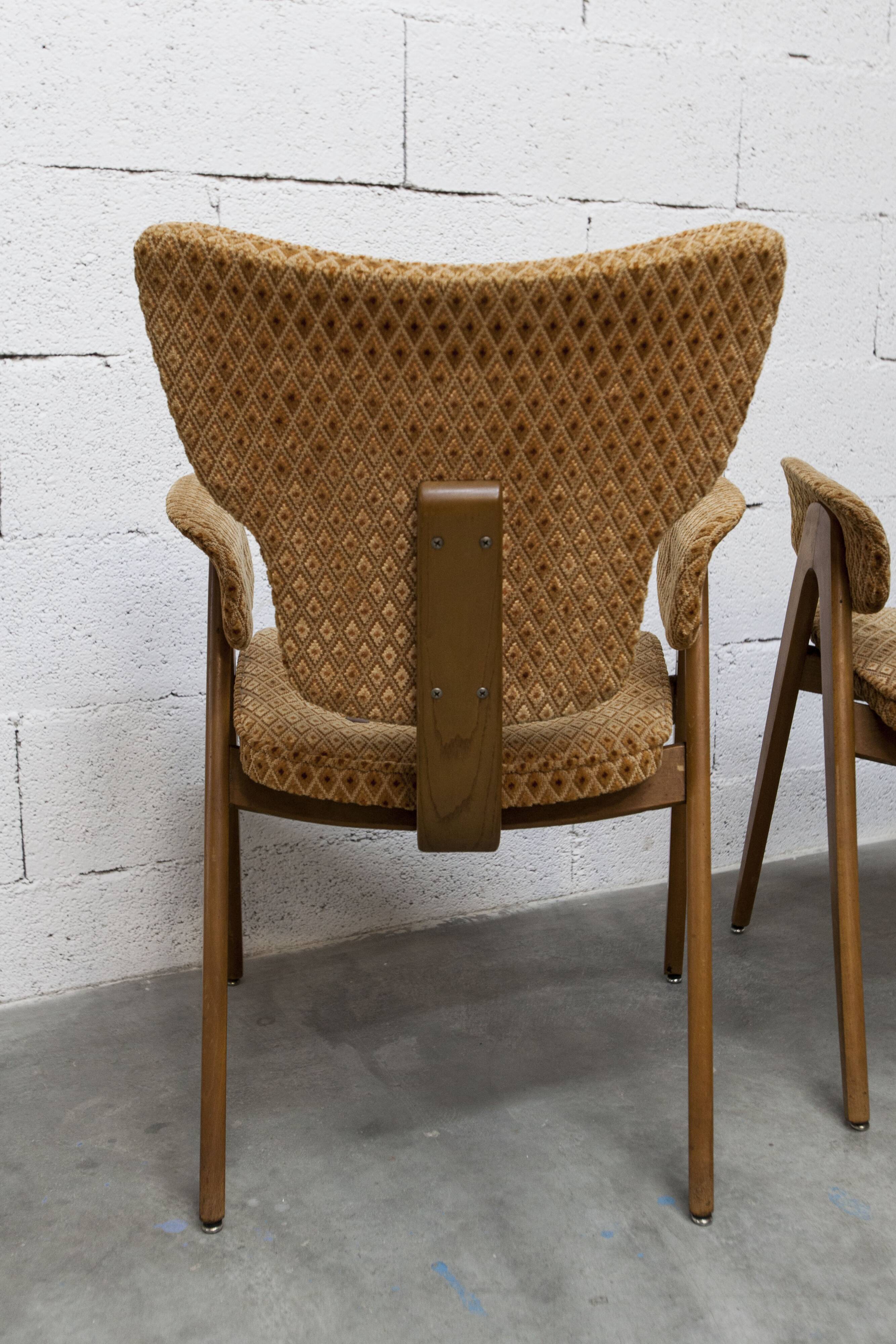 Pair of Lounge chairs by Roger Landault, ABC edition, 1950.