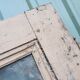 Old fir glass door