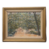 Landscape - oil on canvas