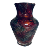 Gilded glass vase