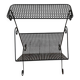 Porte revue métal noir