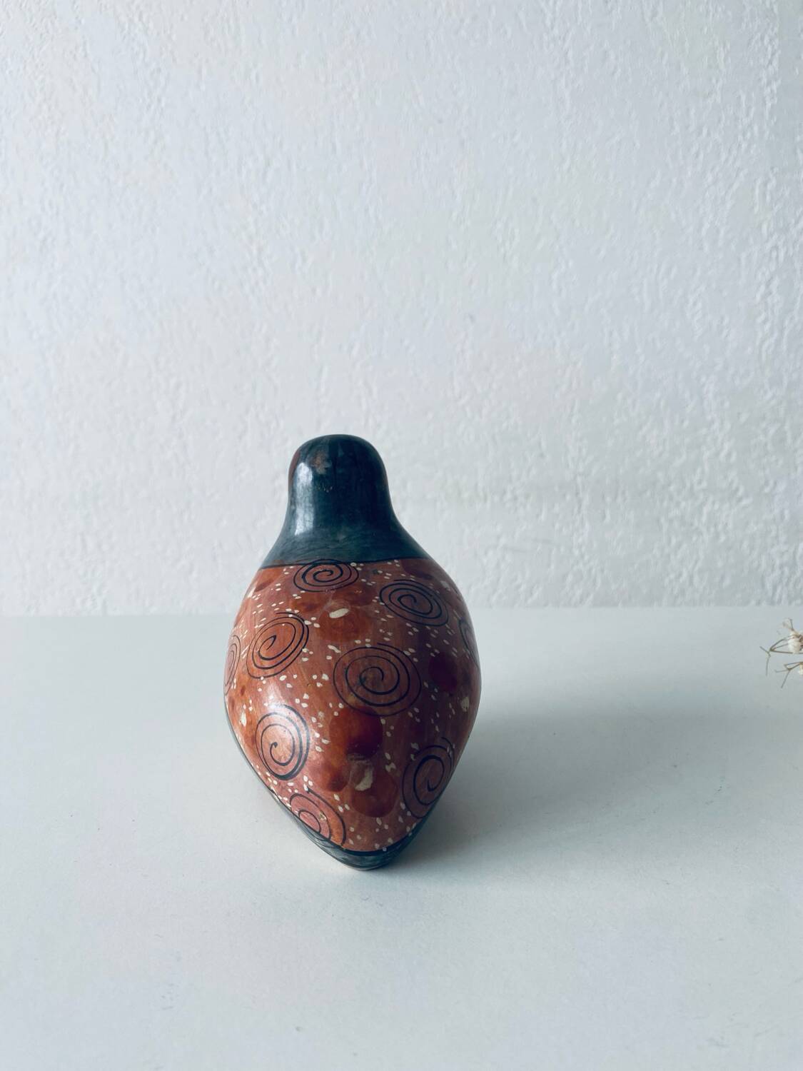 Mexican folk art bird signed V Silva