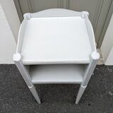 Painted and patinated bedside table