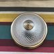Round glass ceiling light