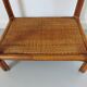 Pair of rattan and bamboo bedside tables 1970s