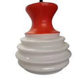 Design Glass Pendant Lamp Space Age, from the 70s