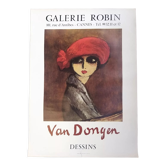 Exhibition poster Van Dongen - Cannes ca 1970
