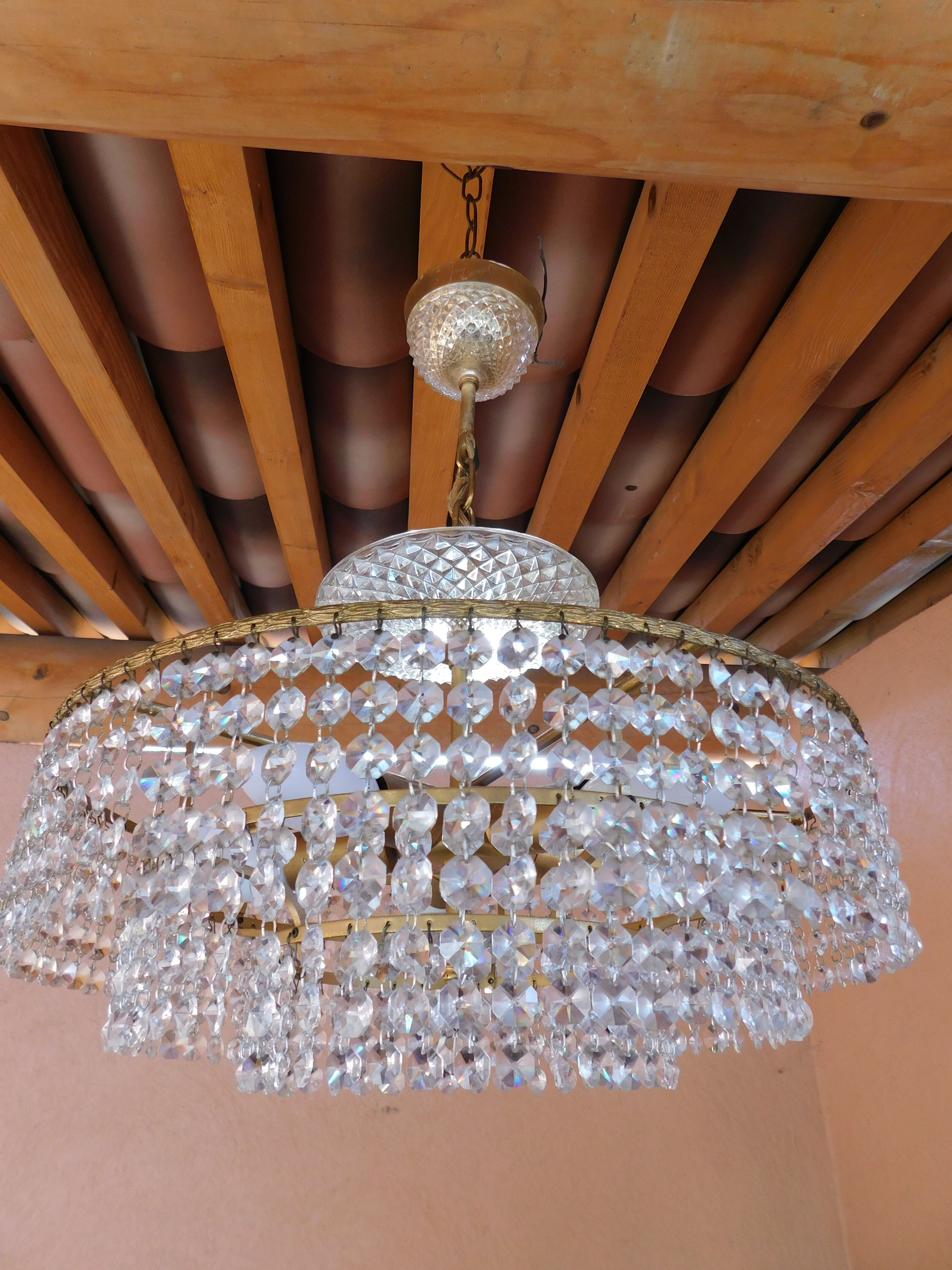Lustre à pampilles ø 40 cm