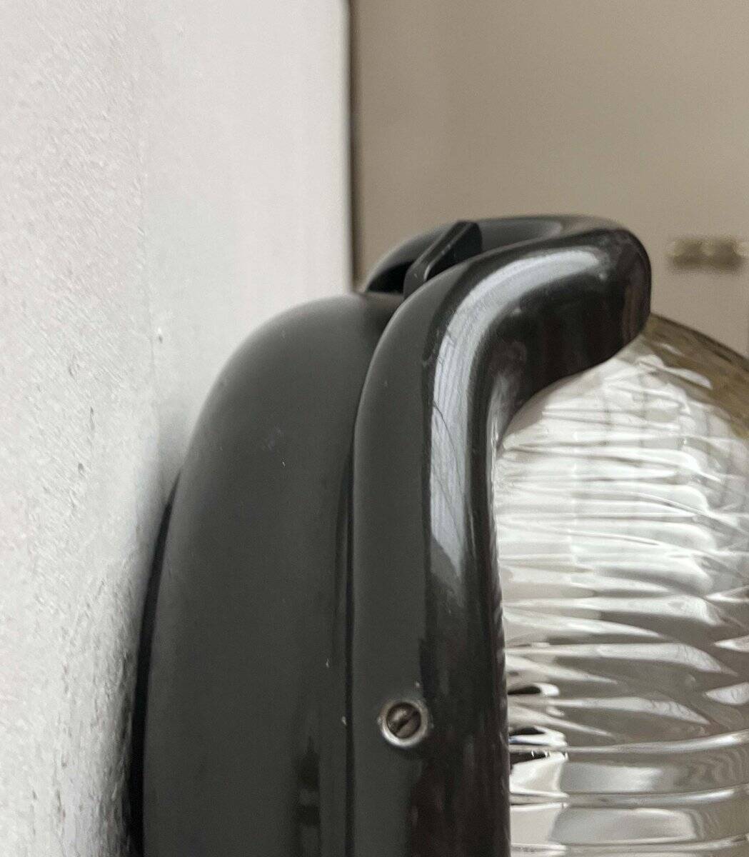 Wall Lamp Walnut Space Age Style Italian Modern Mid-Century by Achille Castiglioni for Flos, 1970s