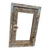 Fenestron ancien en bois 35x55 cm