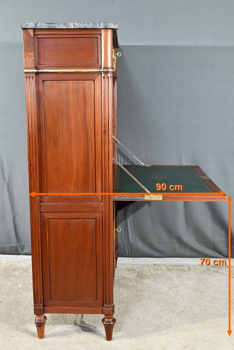 Mahogany Secretary, Louis XVI period – Late 18th century