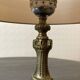 Vintage brass table lamp – 1950s – Rococo style base
