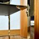 Gold metal side table, in the style of Maison Jansen, 1970s.