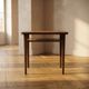 Mid-century walnut coffee table, wooden living room table, 1950s