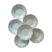 Assiettes creuses Terre de fer porcelaine de Gien