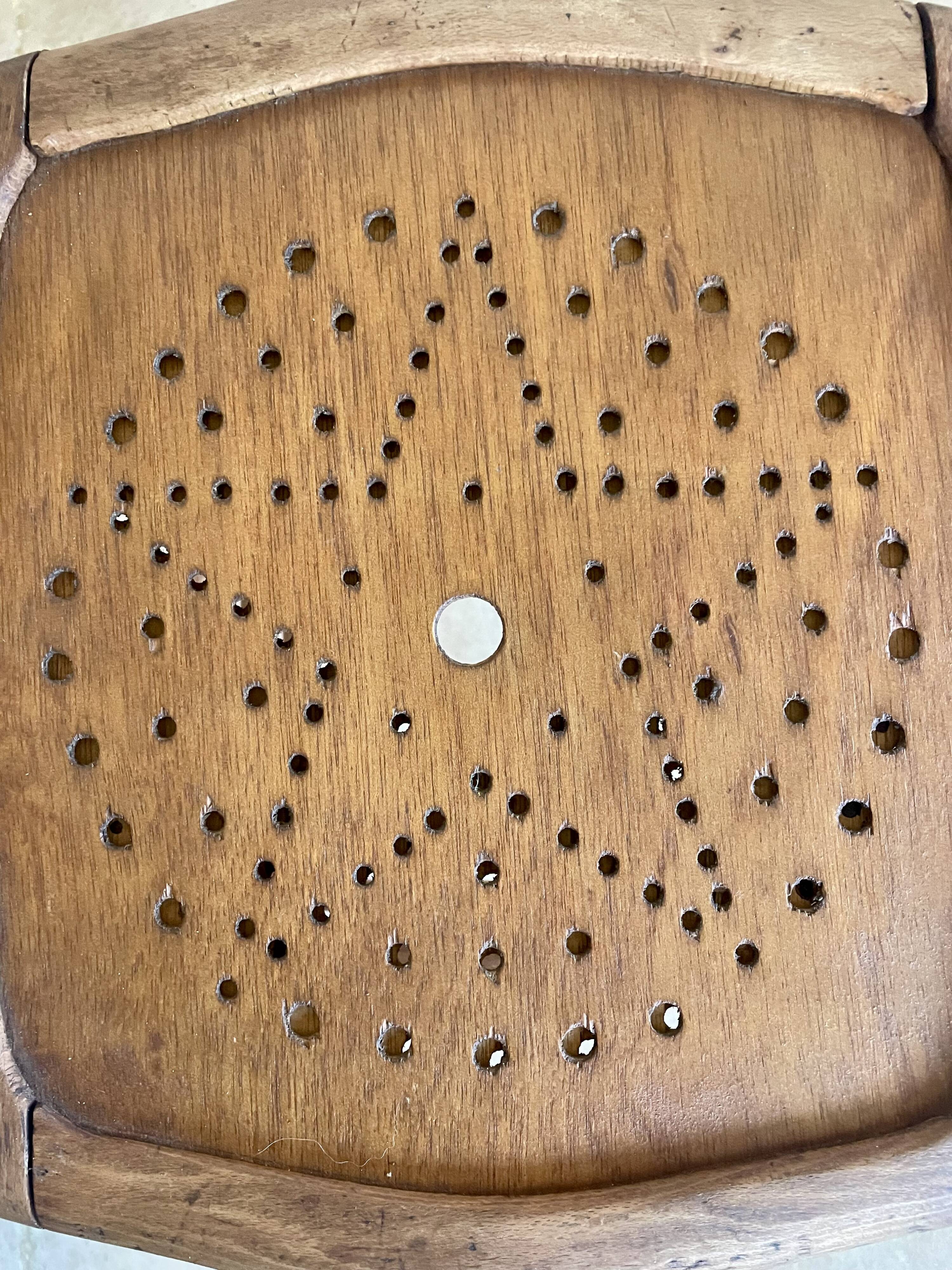 Old wooden bar stool