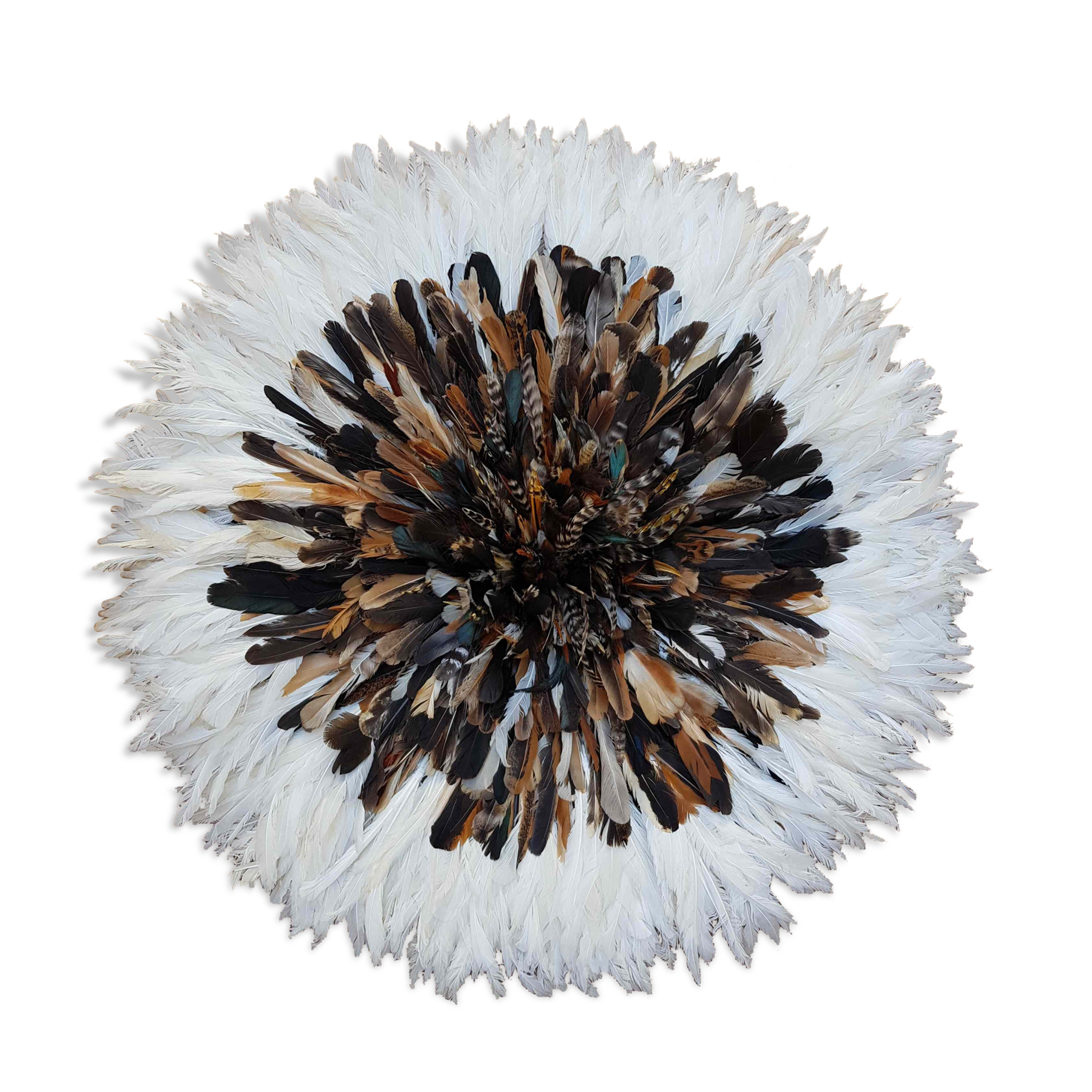 Juju hat brown/white 80cm