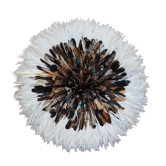 Juju hat brown/white 80cm