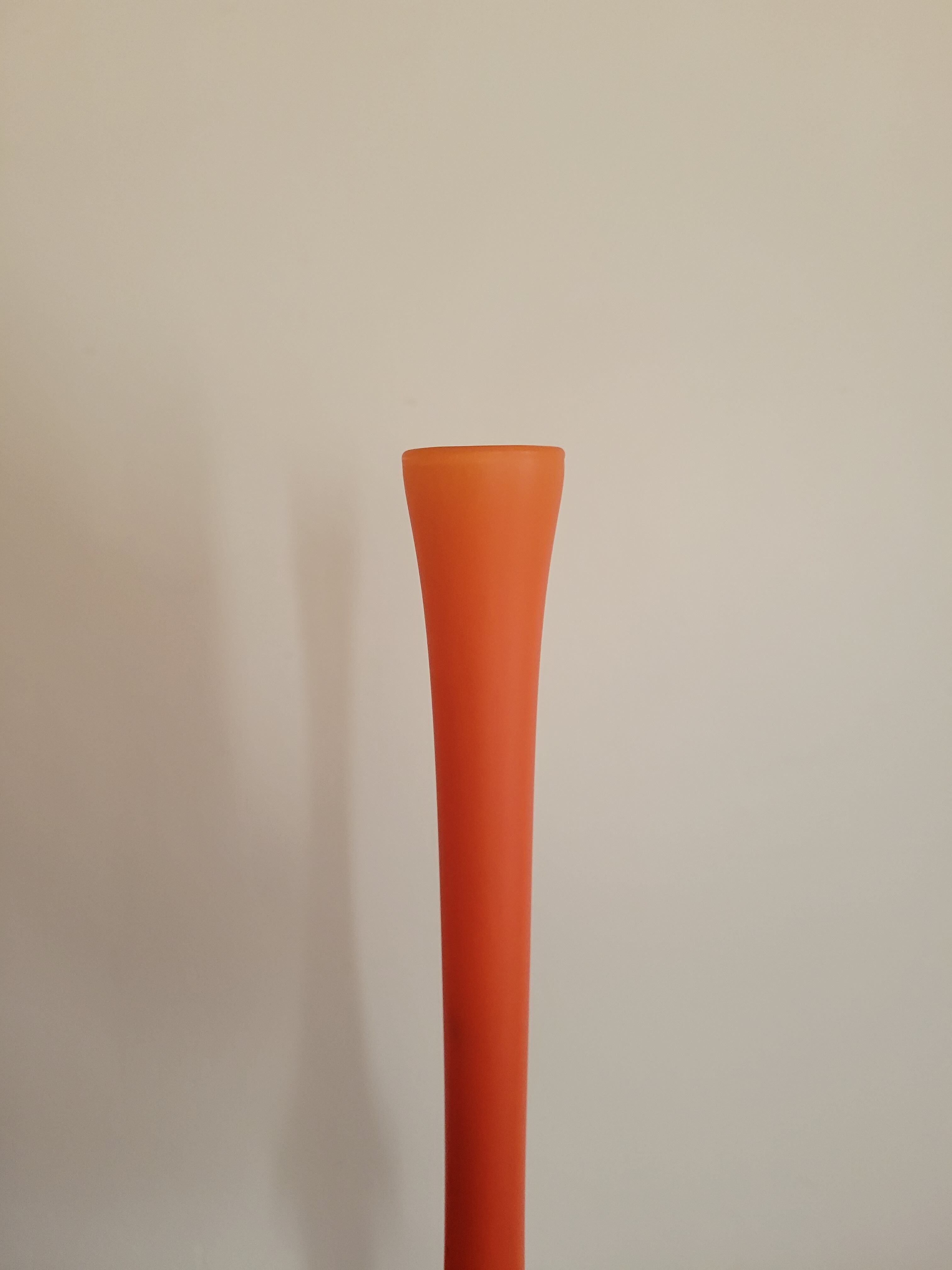 Vase orange JG Durand