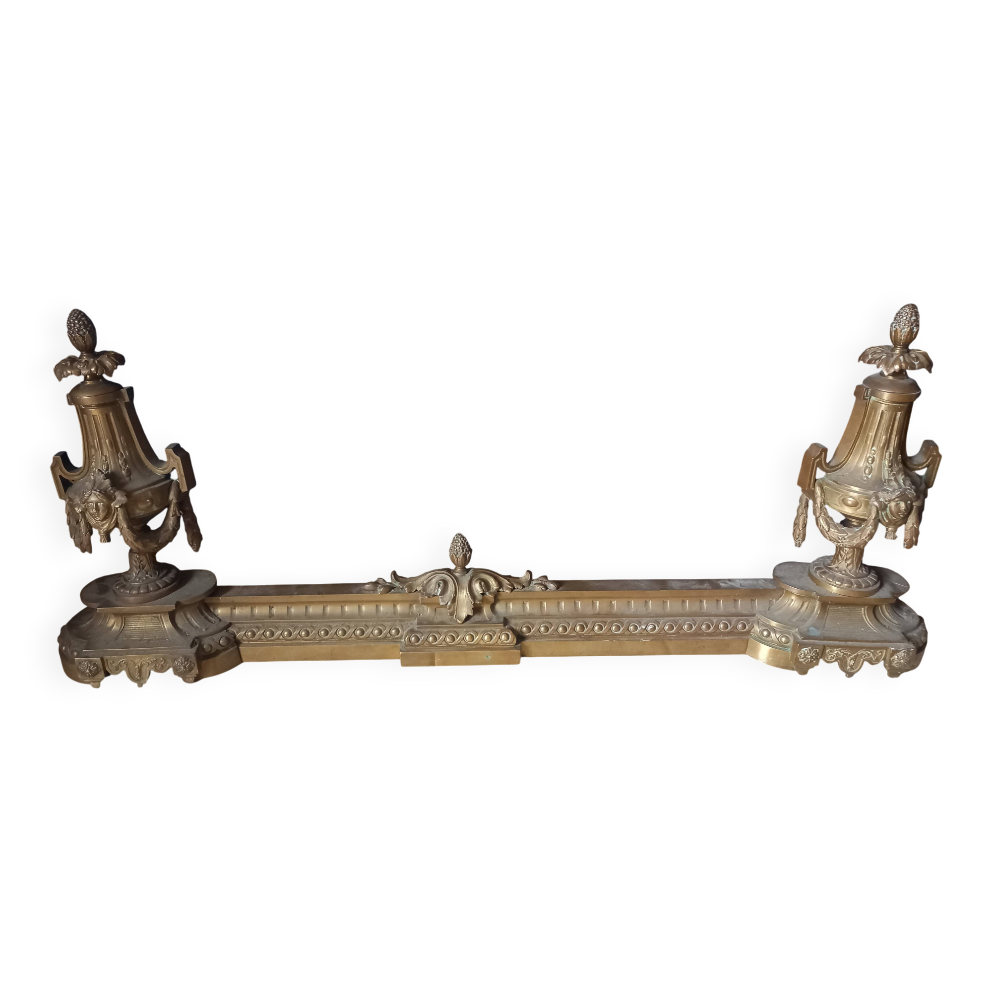 Barre de foyer cheminée reglable