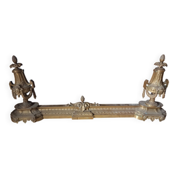 Barre de foyer cheminée reglable