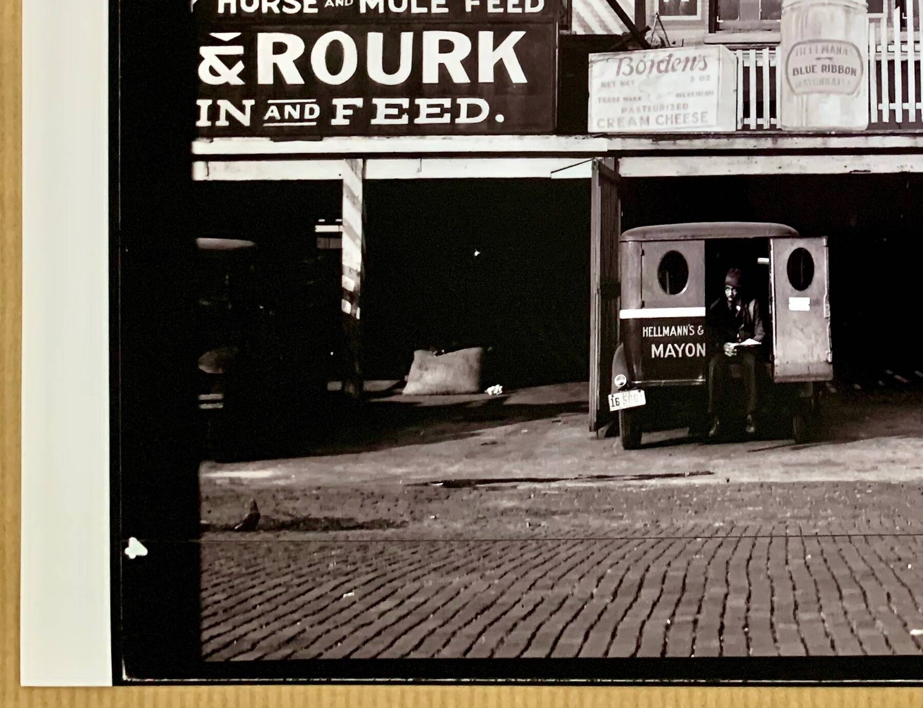 Walker Evans “Waterfront Advertising Warehouses, Louisiana (1938)”