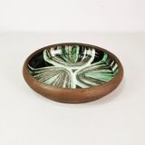 Duża, ceramiczna patera- misa Mid Century, Dania, lata 60.