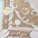 Vintage hand-embroidered tablecloth 132x146 cm