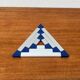 Postmodern triangular trivets by Jorgen Meldgaard for Menu, 1980s, set of 3.