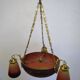 Suspension in art deco glass paste