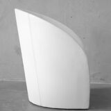 Intervista Leather Armchair by Massimo and Lella Vignelli for Poltrona Frau, 1989.