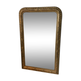 Golden wood mirror - 140x88cm