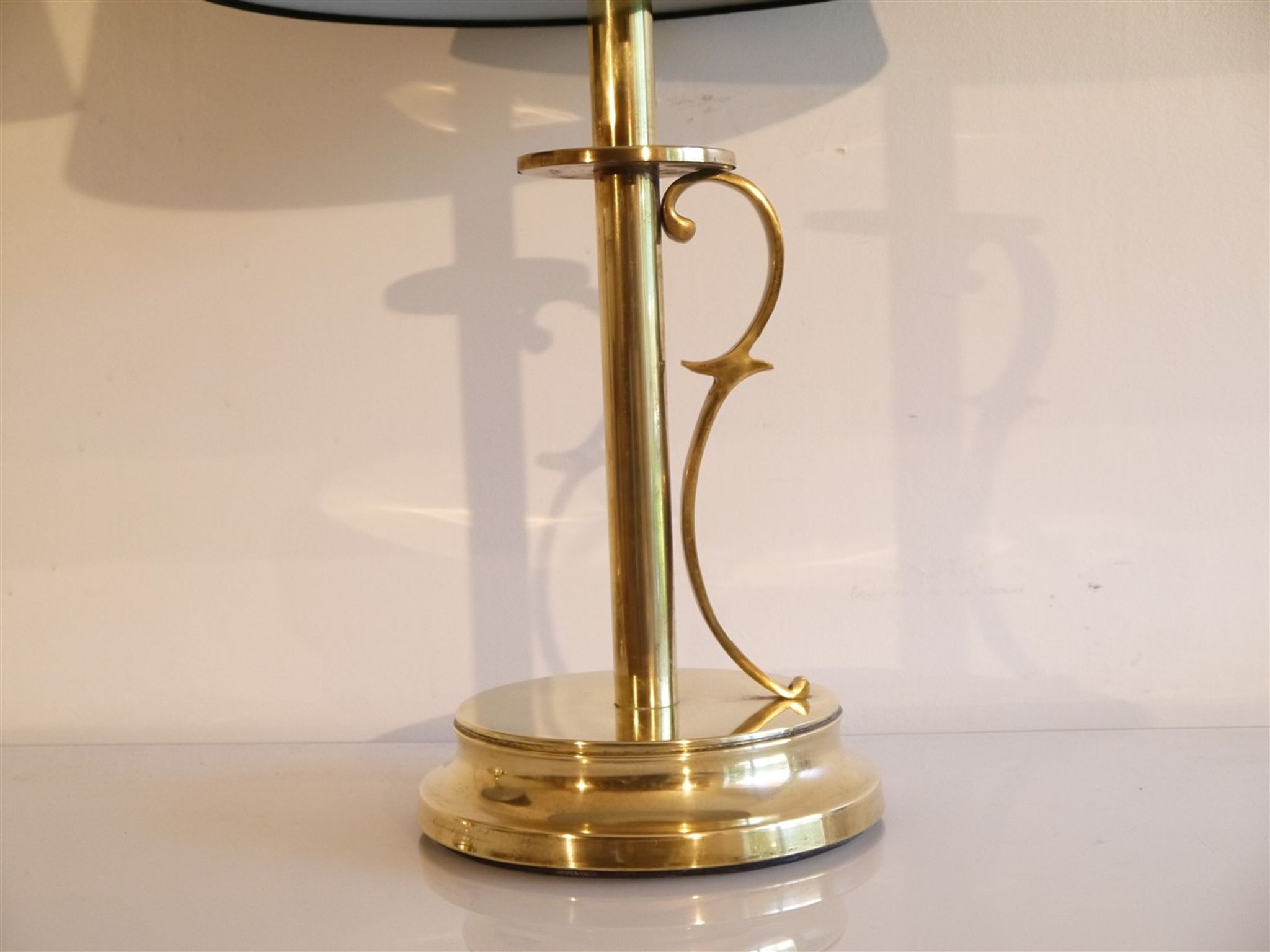 Pair of Scandinavian brass lamps by Tranas Stilarmatur 1970
