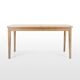 Solid oak extension table scandinavian style
