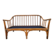 Organic Modern Bamboo and Rattan Loveseat from McGuire, 1970s