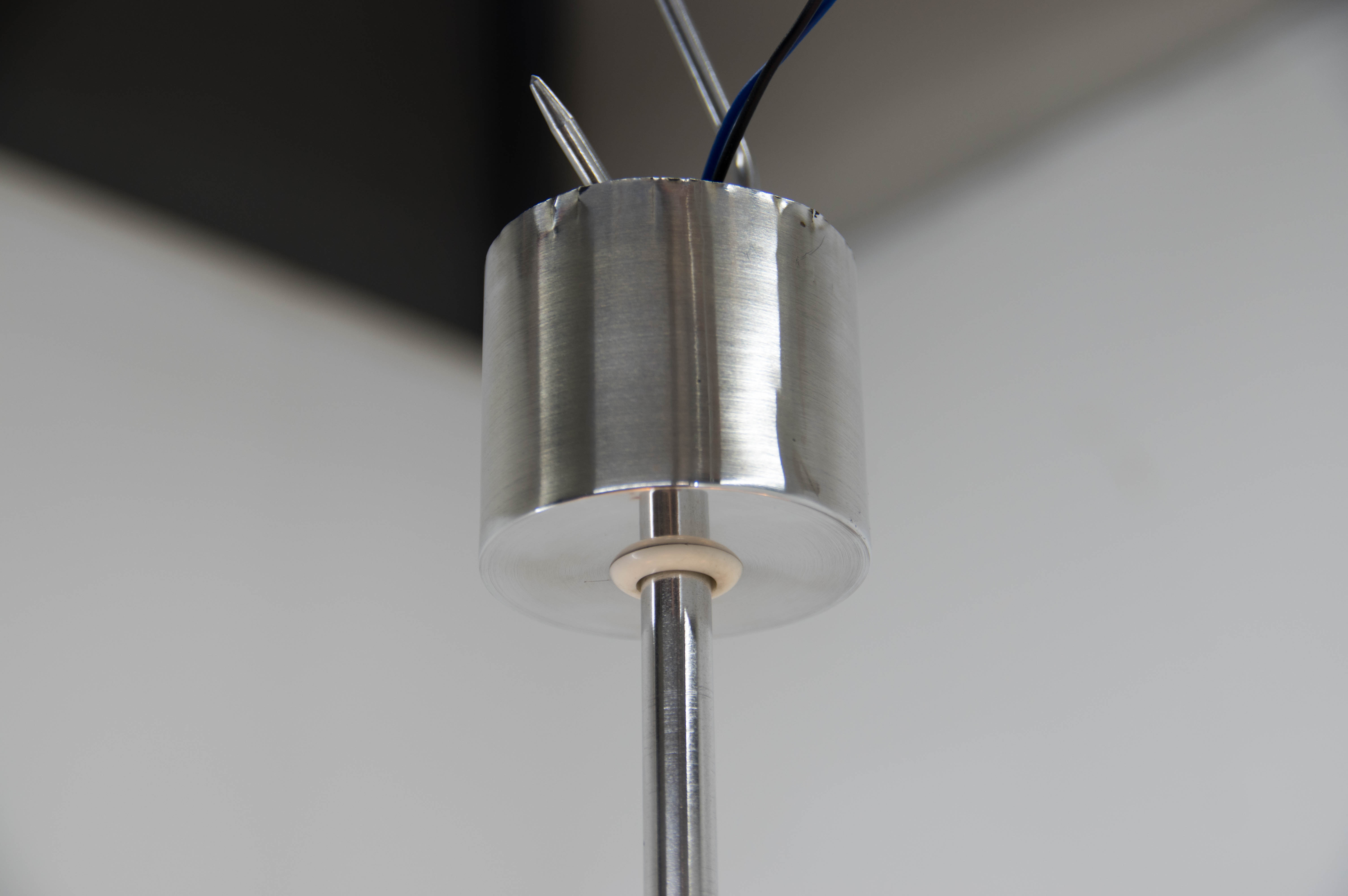 Space Age peandant lamp, Germany, 1970s, Restored